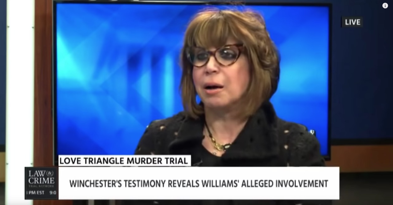 Linda Kenney Baden Gene Rossi & Bob Bianchi Talk Denise Williams Love Triangle Trial 12/12/18 Linda Kenney Baden Gene Rossi & Bob Bianchi Talk Denise Williams Love Triangle Trial 12/12/18